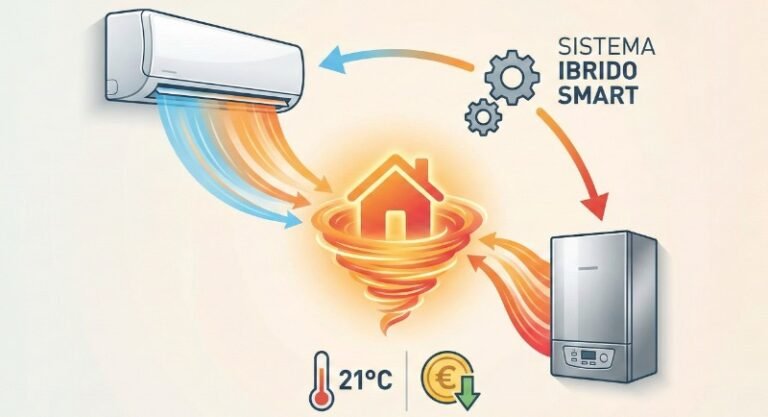 condizionatore e caldaia