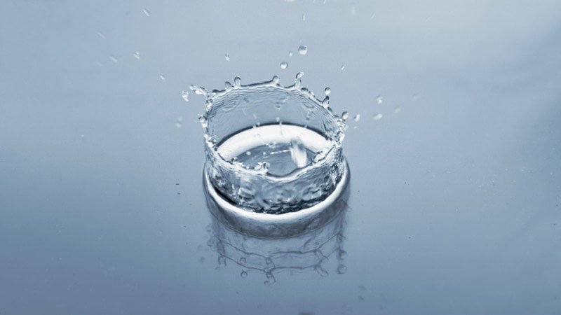 goccia d'acqua dolce